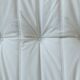 Togo pouf in white leather by Michel Ducaroy for Ligne Roset