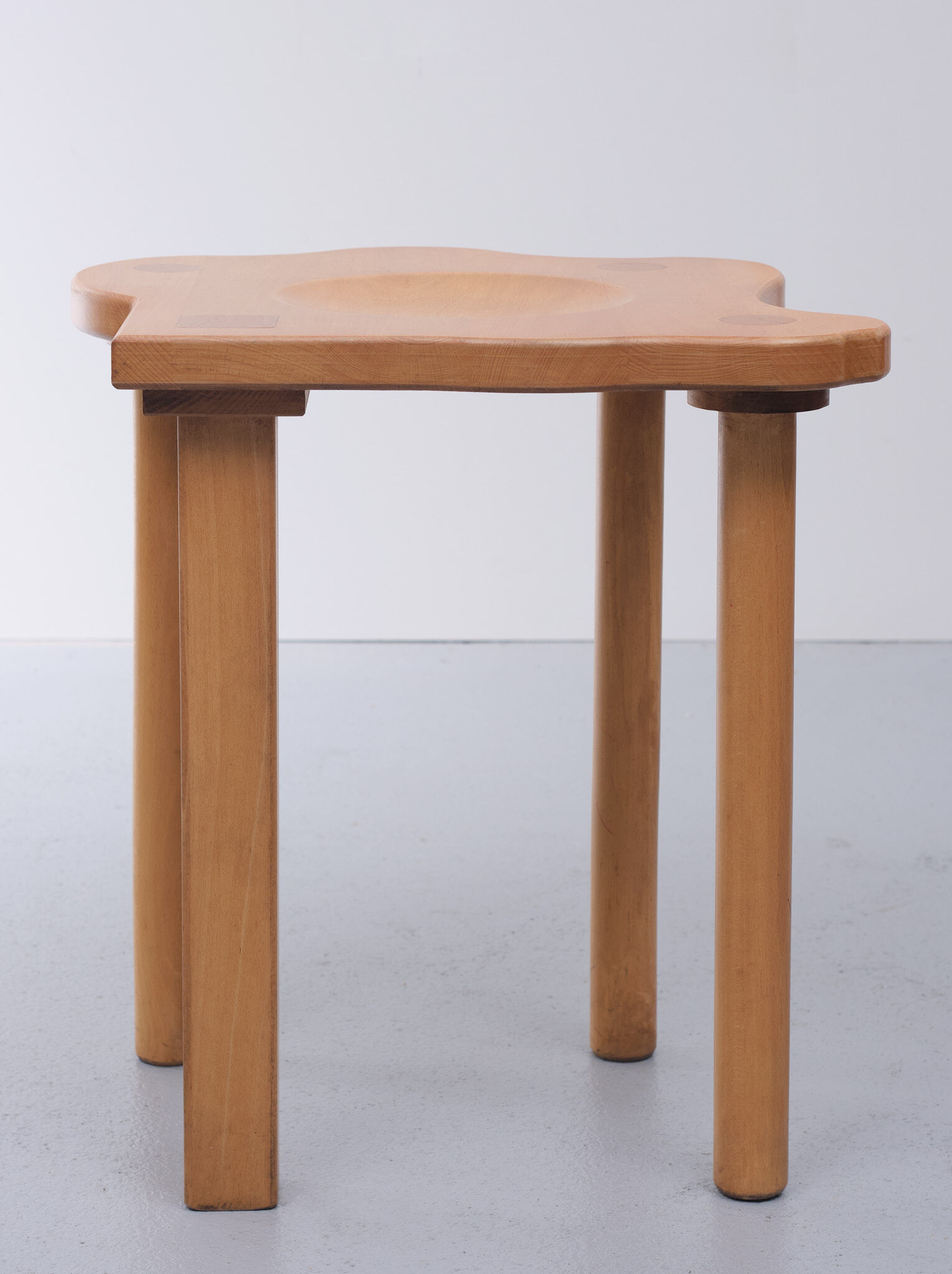 Era Herbstb Solid Pine Wood Stool
