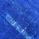 Large blue Moroccan Berber wool rug