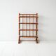 Vintage Scandinavian birch magazine rack 1940s