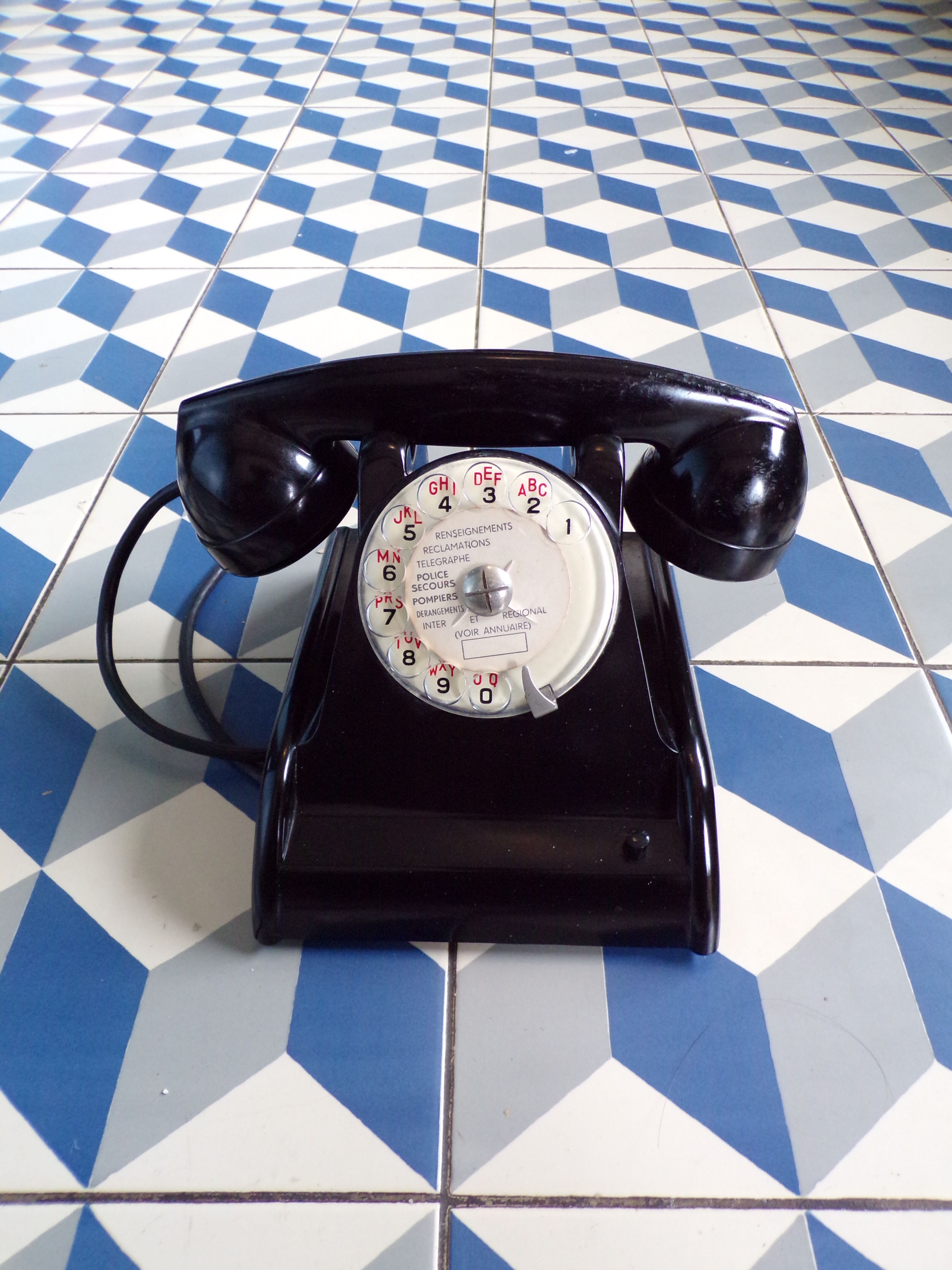 Vintage Bakelite phone