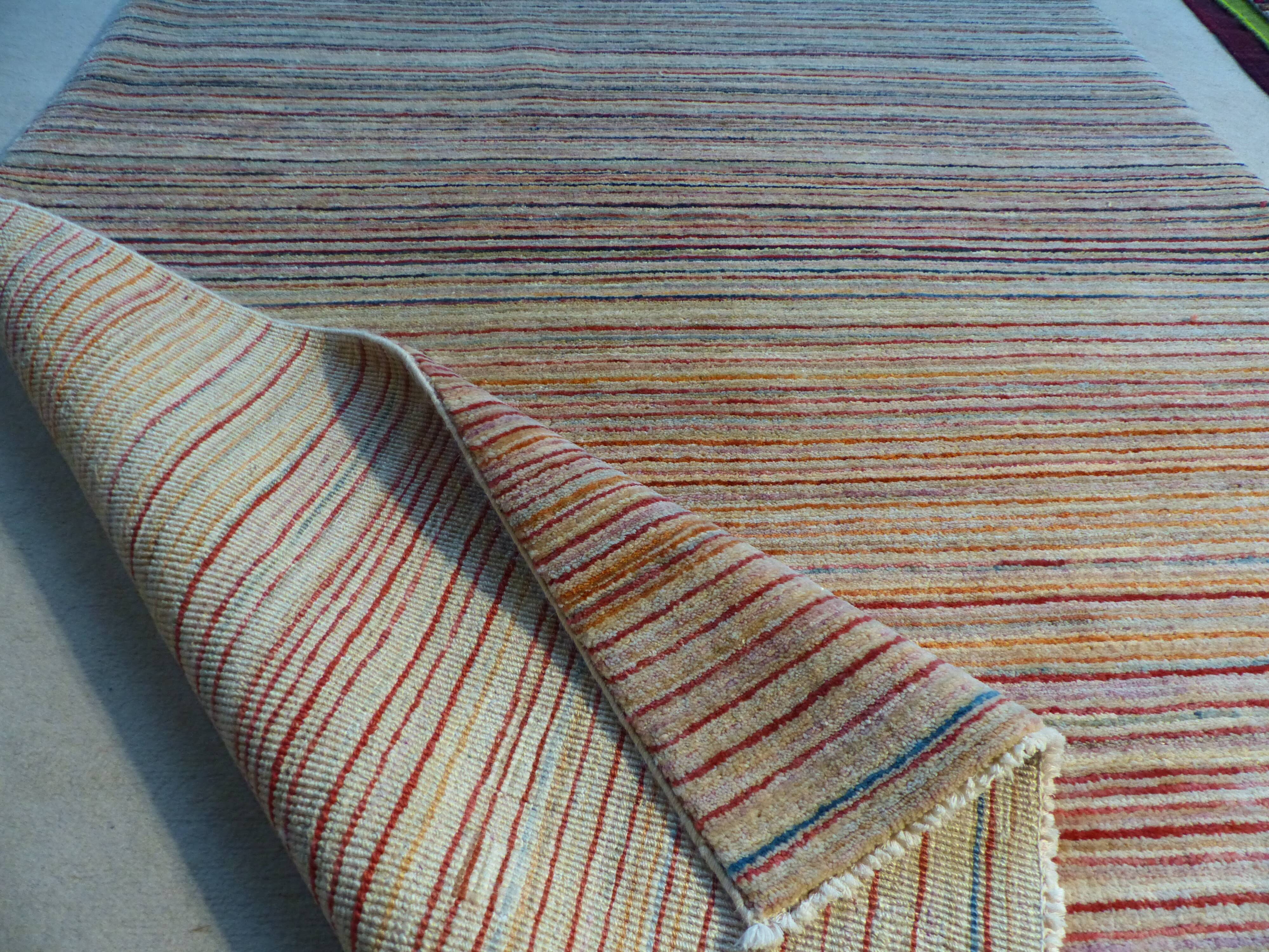 Multicoloured carpet in wool 175x107cm