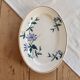 Vintage oval serving dish, Longchamp terre de fer, model Edith.