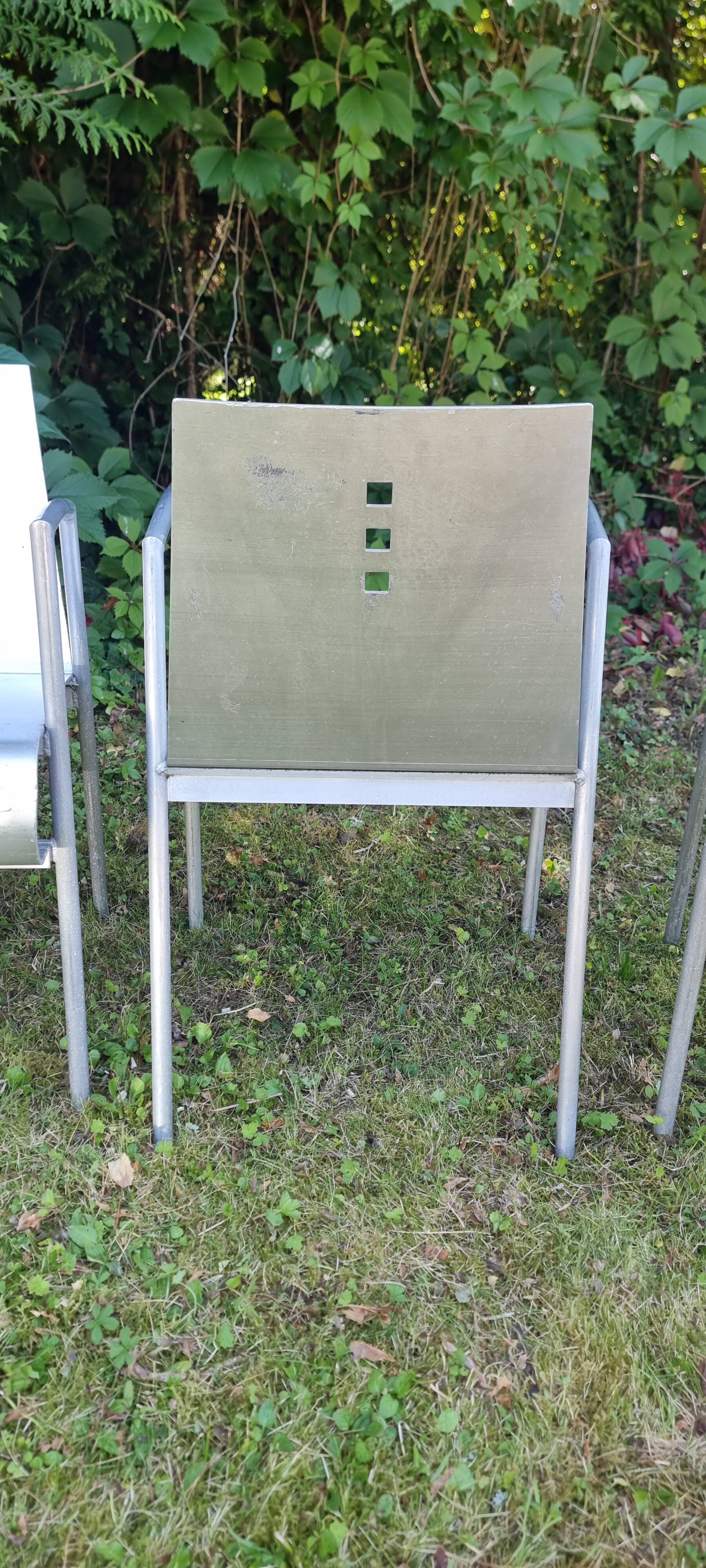 Set of six Christian Duc chairs, "Villette"_circa:1980