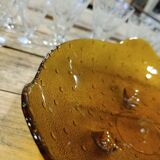 Vintage amber dish