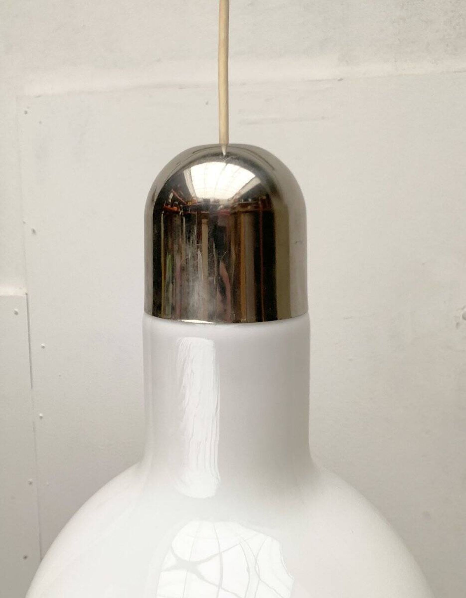 Swiss Minimalist Space Age Pendant Lamp by Temde, 1960s