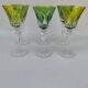 6 large crystal glasses from Saint Louis, Camargue model.