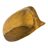 Antique Carved Wood Basket Vintage #C622