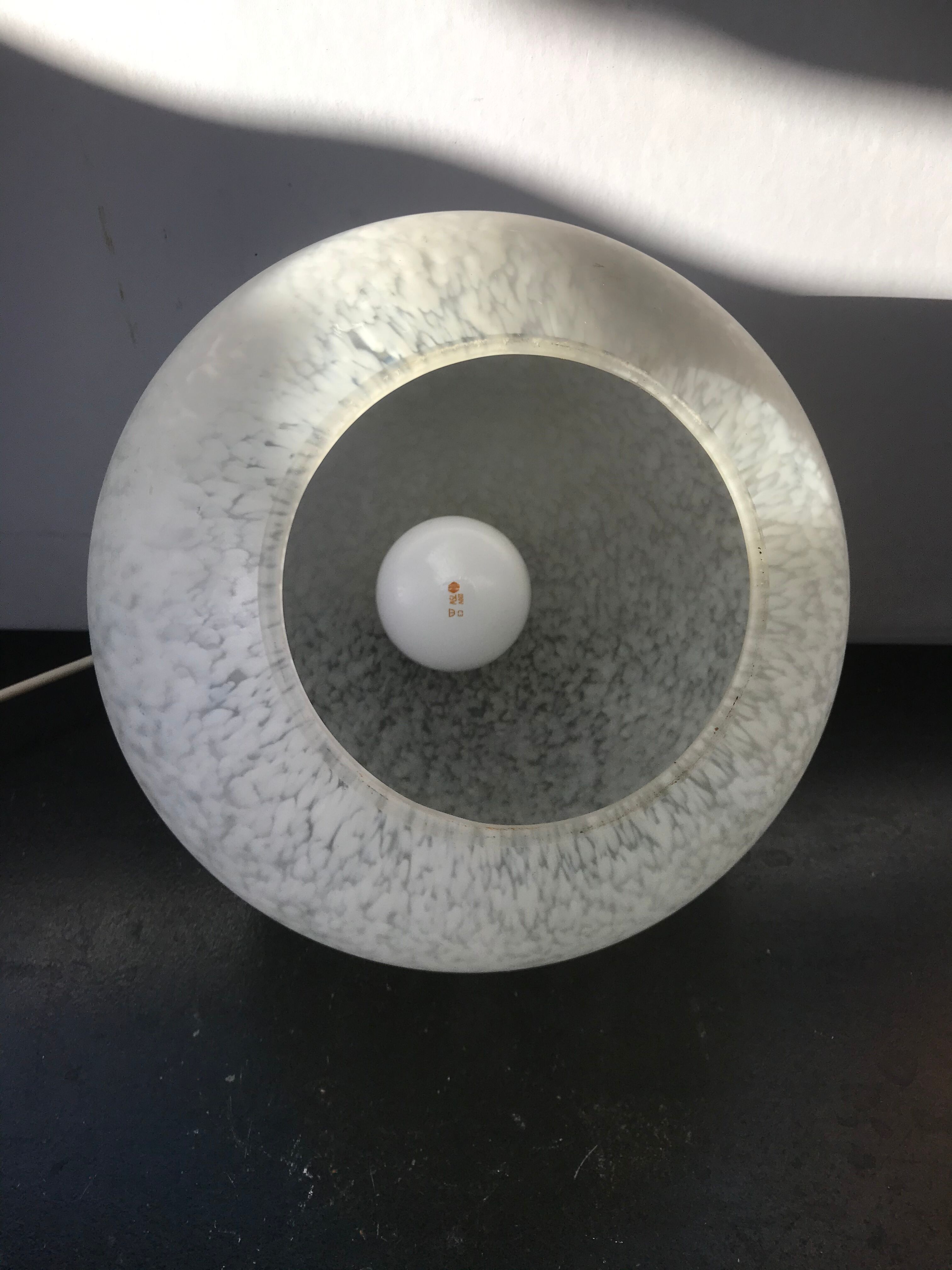 Hanging old vintage multilayer glass ball