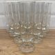 Set of 10 Luminarc champagne flutes