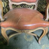 Pair of Louis XV convertible armchairs - Regency
