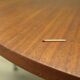 Teak half round table, Danish design, 1970s, manufacturer: Bent Krogh