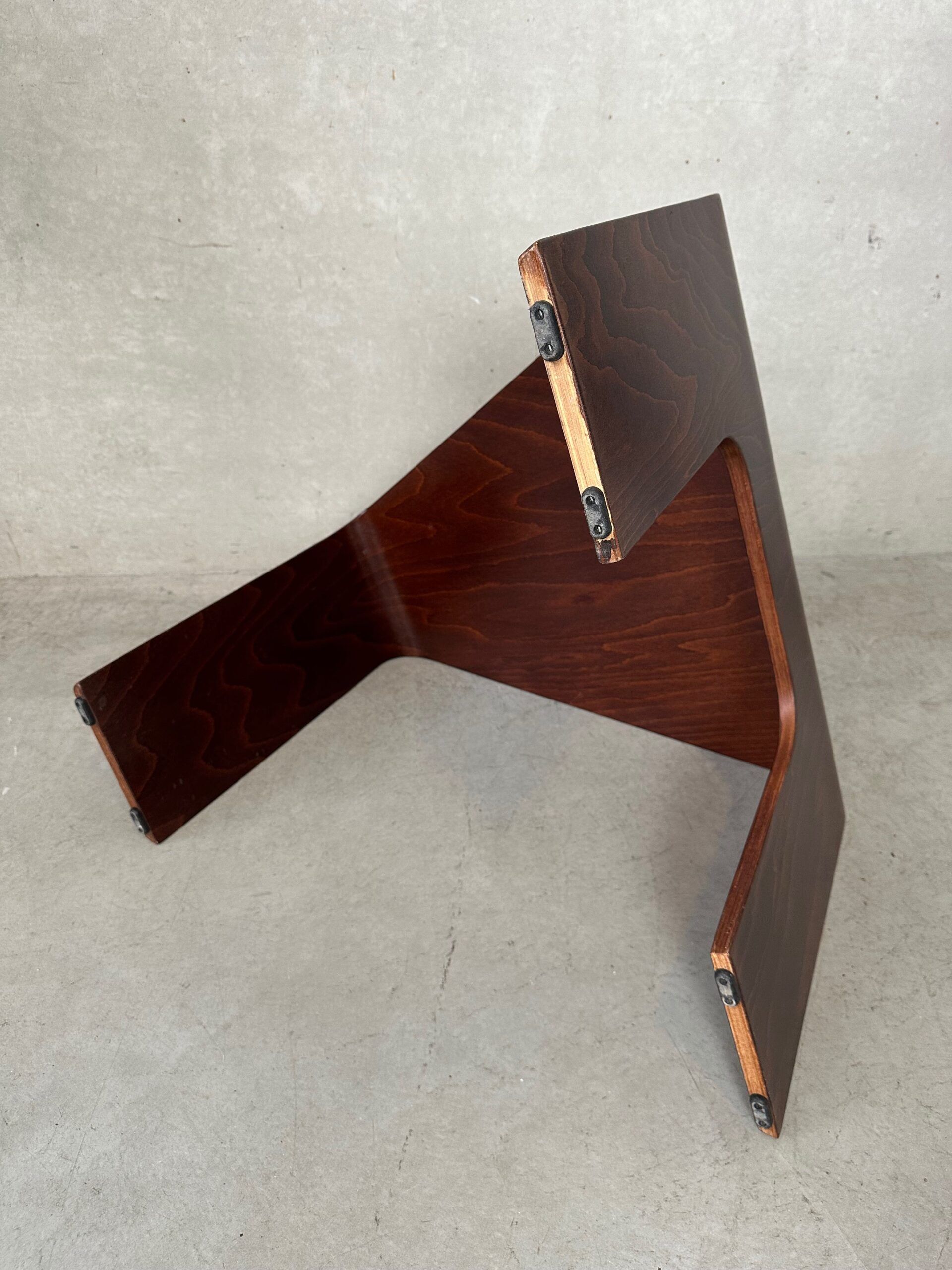 Vintage 'bentwood' side table Ekornes 1990s