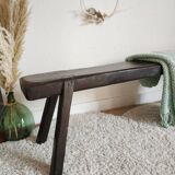 Old wooden farm bench