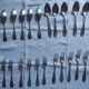 22 seats in silver metal Appolo, model Rocaille