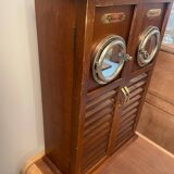 Marine style shelf cabinet