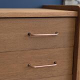 Copper handles dresser
