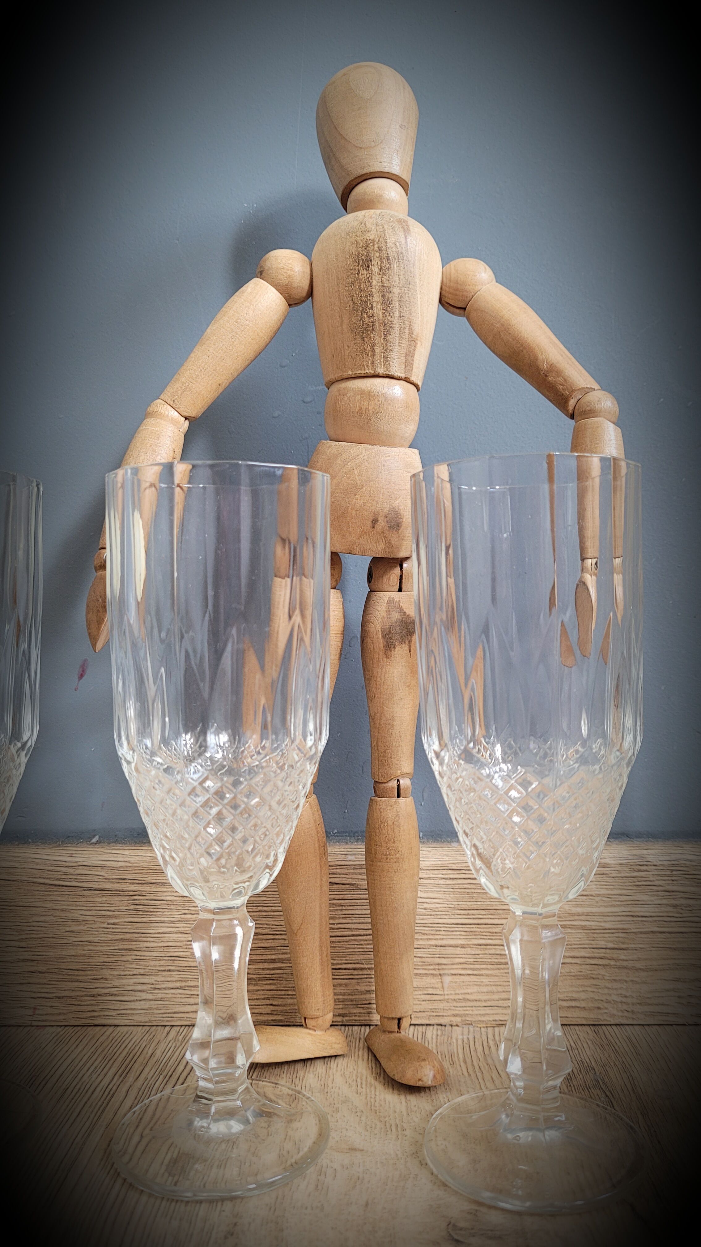 Set 4 glasses champagne