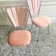 restored vintage "petal" chairs