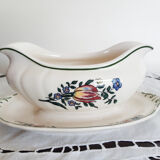 Villeroy and Boch porcelain saucière, Vieux Strasbourg model