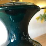 Blue ceramic lamp