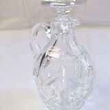 Bohemian crystal liqueur service Baccarat st Louis carafe carafon glass decanter