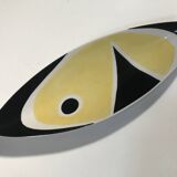 Plat • Centre de Table Vintage • « 9736 » • Kovács István • Zsolnay • 1962