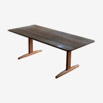 Table à manger Shaker Børge Mogensen, pour C.M. Madsen. Danemark, vers 1960