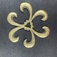 Lot 2 Dessous de plat sur 3 pieds en Bronze Laiton LYS + 2 pose bouteille