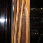Lampadaire en bois Naturel Exotique 1950, 1960