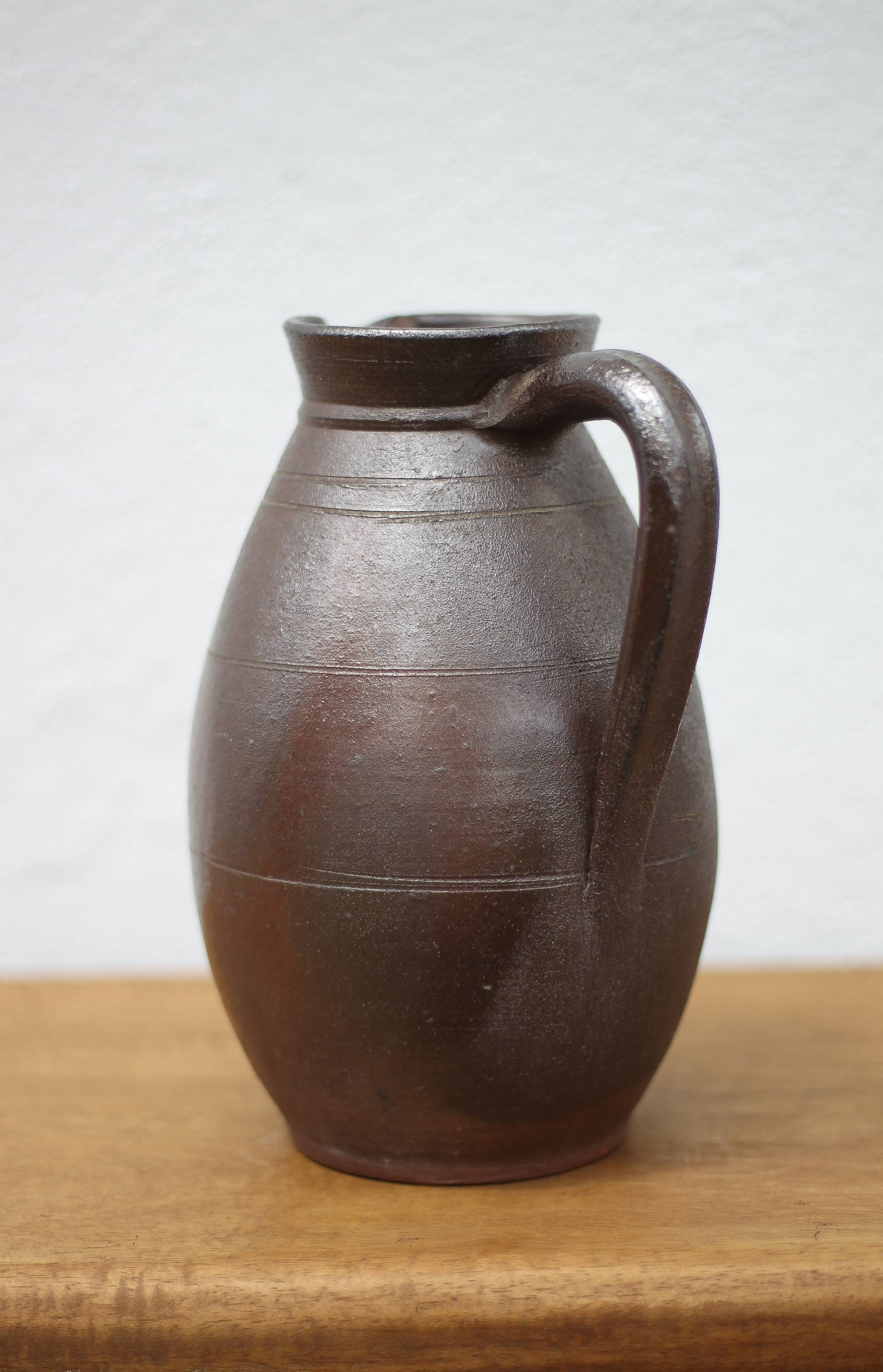 Pichet grès vintage, carafe vintage, cruche, cuisine, collection