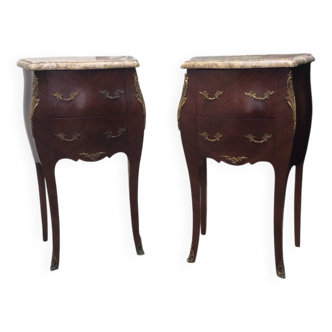 Table de chevet en marbre