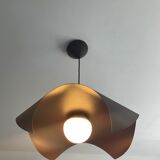 Folded metal design pendant lamp