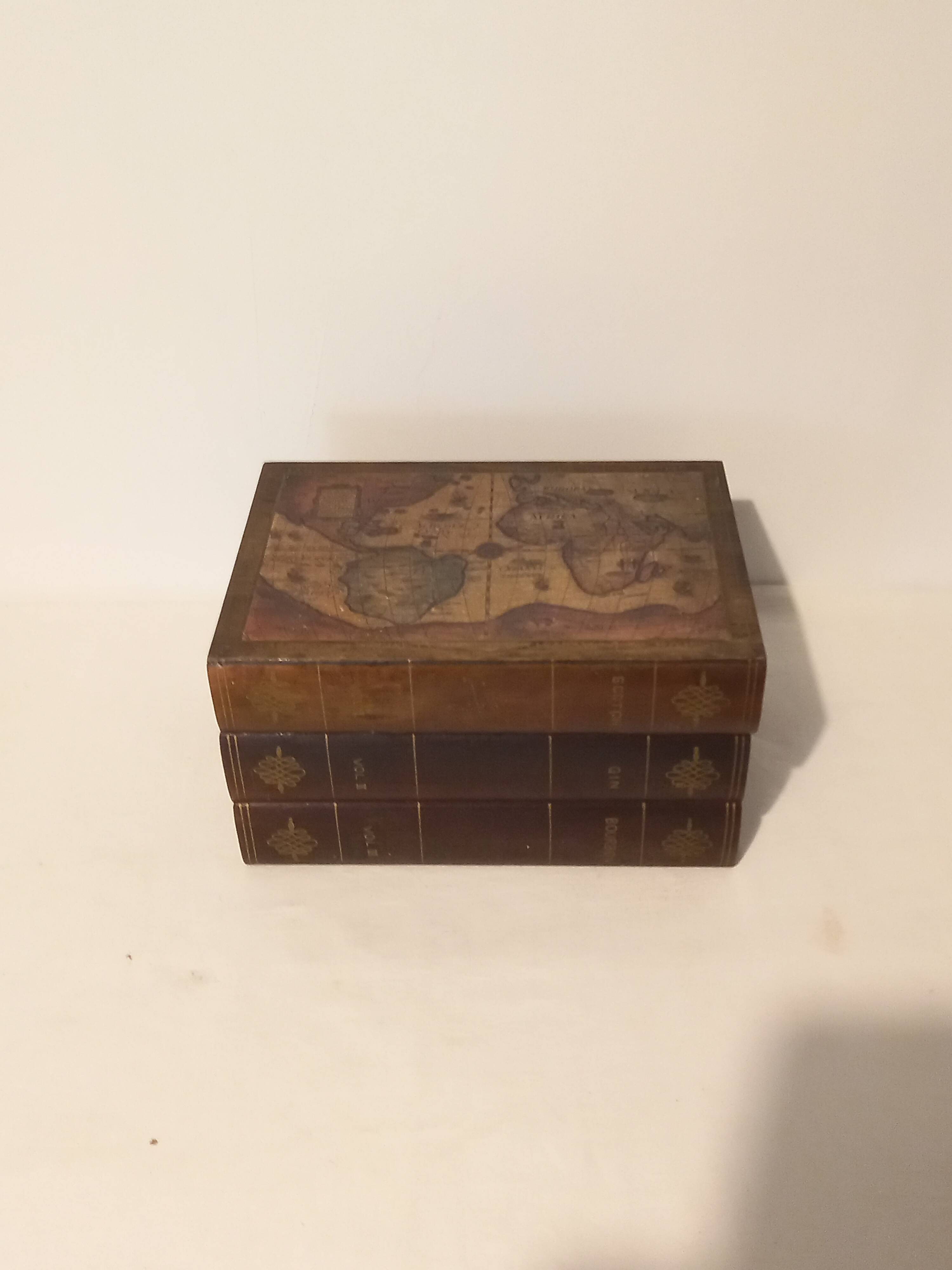 Secret Liquor Cellar In Fake Book Box