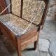 Old oak storage chest or flour bin