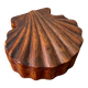 Wooden shell box – natural charm