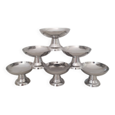 Guy Degrenne stainless steel 18/10 ice cream bowls
