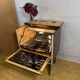 Mid Century Retro Teak & Lamination Cocktail Bar Cabinet (Circa 1950–1960)