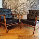 Pair of Scandinavian armchairs