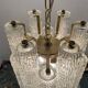 Set of 2 Murano Glass Tube Chandeliers 1970’s