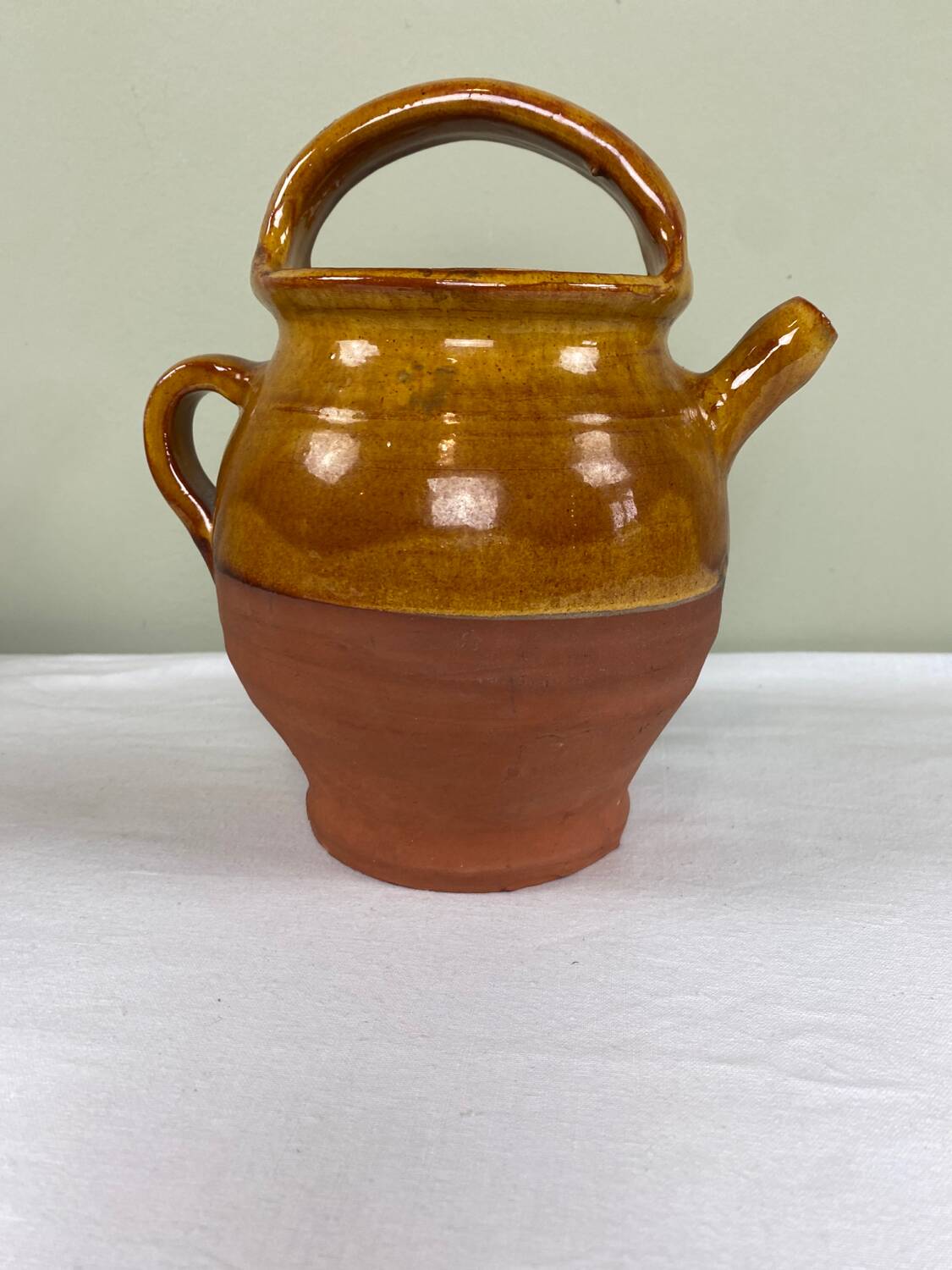 Ochre terracotta water bottle