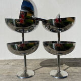 5 stainless steel cups