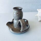 Ceramic candle holder signed Vallauris