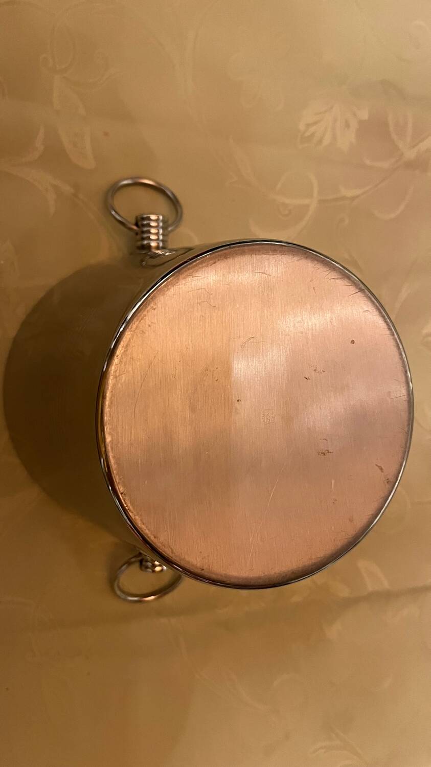 Vintage stainless steel ice bucket