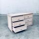Washed Rattan Chest of Drawers, 1980s