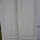 Pair of closet door old green patina