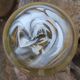 Glass cup blown Guillaume Domise Halle du Verre