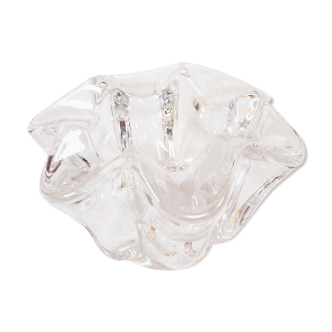 Crystal ashtray or candle holder
