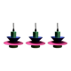 Italian Postmodern Pendant Lamps, 1980s, Set of 3