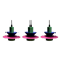 Italian Postmodern Pendant Lamps, 1980s, Set of 3